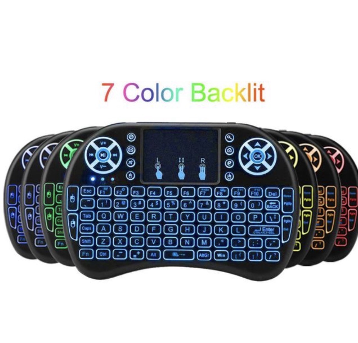 Tianquil wireless mini keyboard2.4ghzbacklit for smartphones,pc,tablet,laptop,tv
